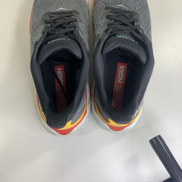 HOKA Clifton 8 Size 9.5D Men’s Anthracite Castlerock Gray -1119393ACTL - Picture 5 of 9